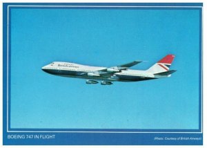 British Airtours Boeing 737 Airplane Postcard  