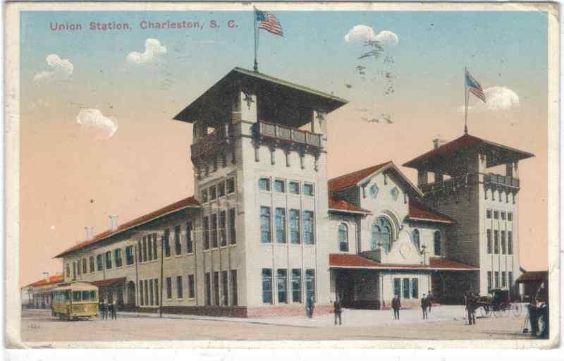 S Carolina - Charleston - Union Station - Trolly - Buggy