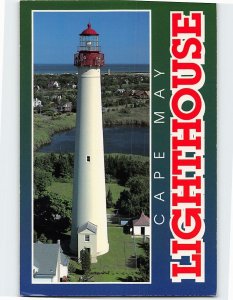 Postcard Cape May Lighthouse Cape May Point New Jersey USA