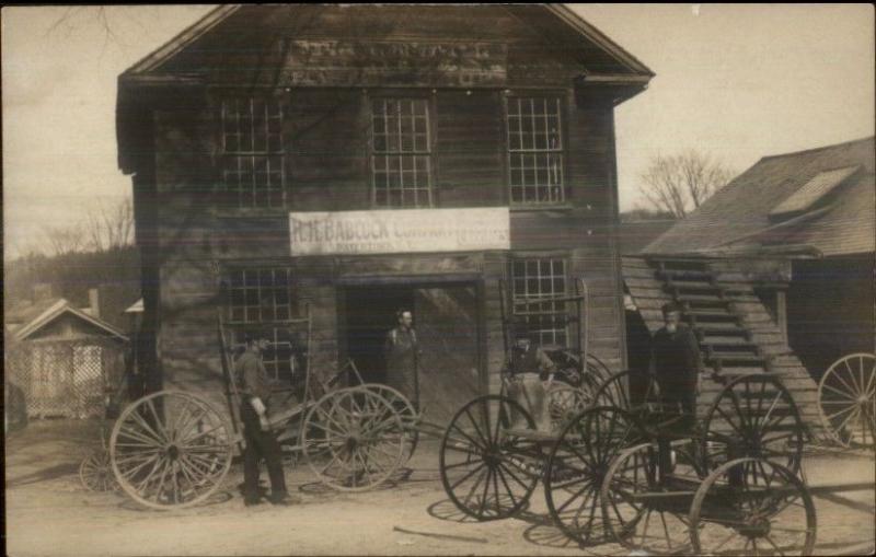 Watertown NY HH Babcock Carriage Co BEAUTIFUL Real Photo Postcard c1910