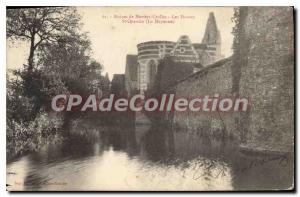 Postcard Ancient Ruins St Quentin Mortar Crolles The Moat