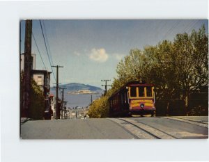 Postcard Hyde Street Cable Car San Francisco California USA