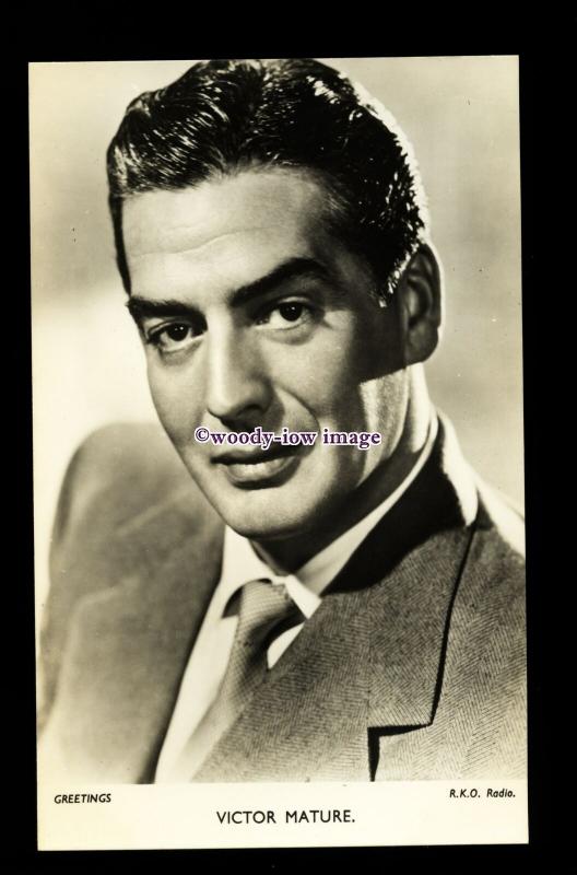 b6456 - Film Actor - Victor Mature - R.K.O.Radio - plain back - postcard