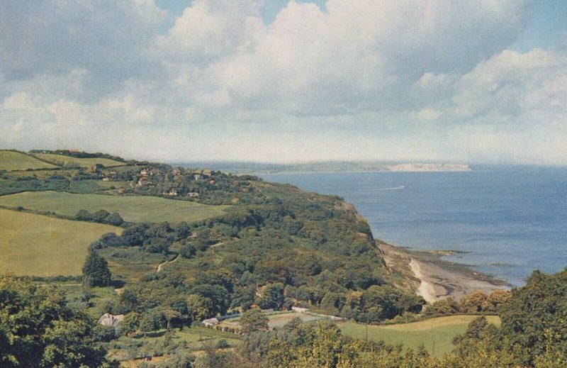 Isle of Wight Postcard - Luccombe Beach and Village, Shanklin  RR8203