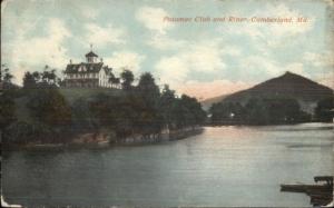 Cumberland MD Potomac Club c1910 Postcard