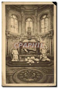 Old Postcard Lisieux Chapel and St. Therese of the Jesus child hunting