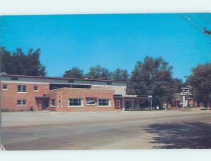 Damaged back Pre-1980 AHLER'S MOTEL Hannibal Missouri MO G7461