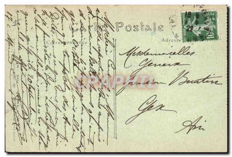 Postcard Old Paris Pantheon