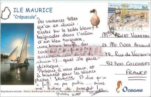 Postcard Modern Mauritius Crepuscule