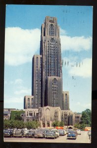 Pittsburgh, Pennsylvania/PA/Penn Postcard, Cathedral Of Learning, 1955!