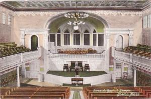 Swedish Baptist Temple Interior Boston Massachusetts 1906