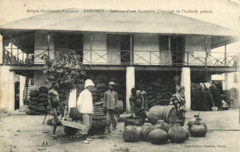 CPA Dahomey Afrique - Intérieur d'une Factorerie (86854)