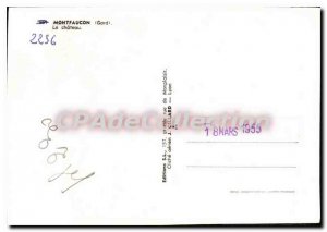 Postcard Modern MONTFAUCON the castle