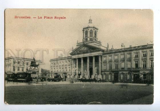 158655 BRUXELLES Belgium BRUSSELS Place Royale TRAM OLD PC