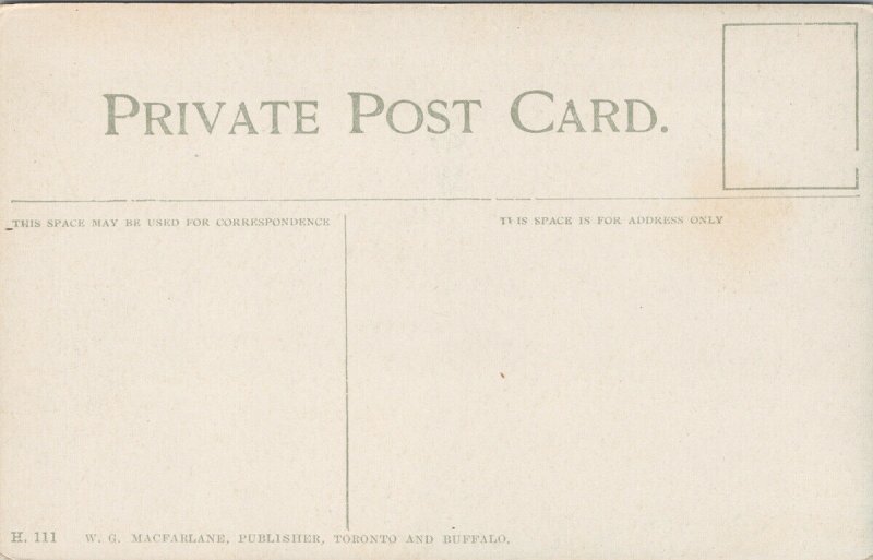 Hamilton ON Federal Life Building Ontario Unused Macfarlane Postcard F69