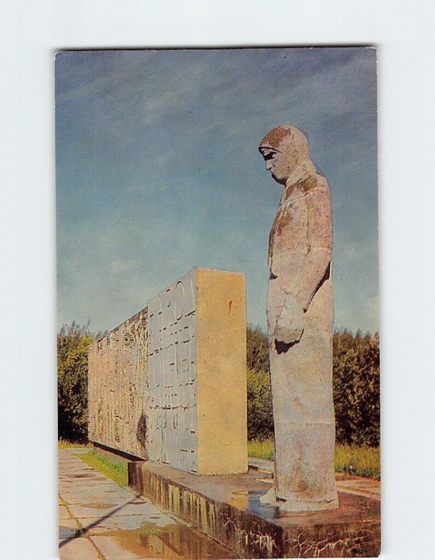 Postcard Monument Grieving Mother, Smolensk, Russia