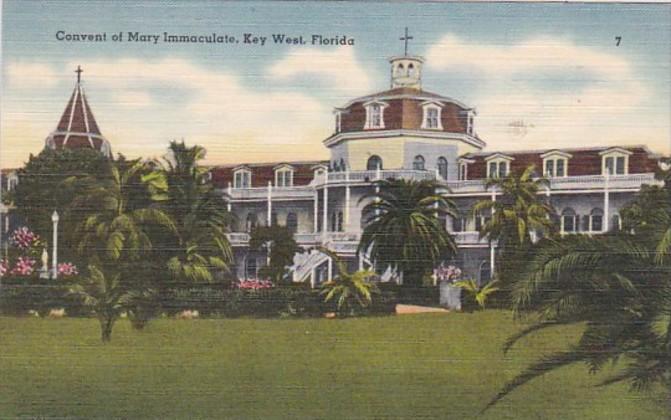 Florida Key West Convent Of Mary Immaculate 1950