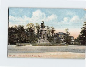 Postcard Kriegerdenkmal & Neues Haus Hanover Germany