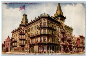 1915 Republican House, Milwaukee Wisconsin WI Antique Posted Postcard 