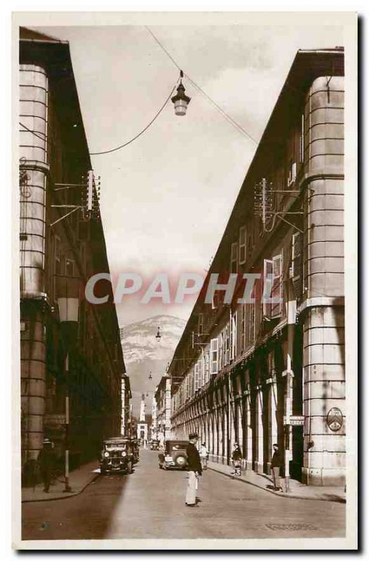 Old Postcard Chambery The Boigne Street Portals