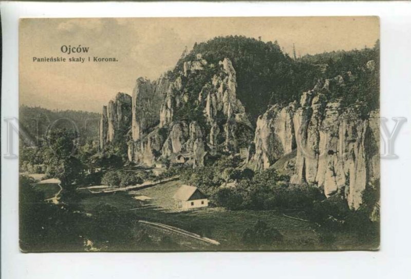 432830 Poland Ojcow Maiden scales I Crown Vintage postcard