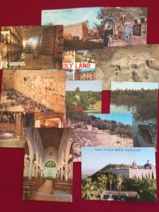 Israel/Palestine 12 Postcards of Holy Land one used