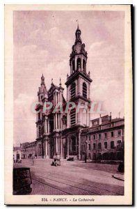 Old Postcard Nancy Cathedrale