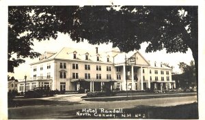 North Conway NH Hotel Randall, Real Photo Postcard