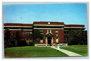 Vintage 1960's Postcard Library Western Michigan College Kalamazoo Michigan