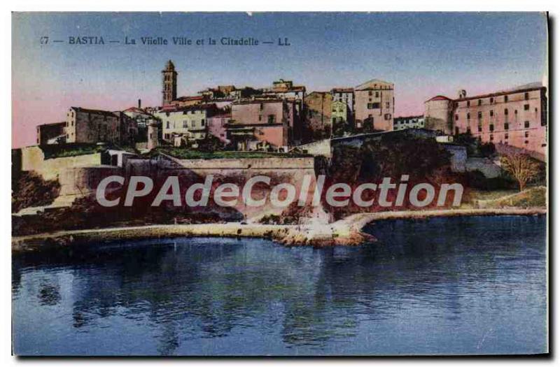  Tarjeta Postal Bastia de la vendimia la ciudad del Hurdy-gurdy y la ciudadela