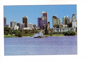 Skyline, Fountain, Stanley Park, Vancouver, British Columbia