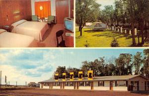 Tower City North Dakota Motel And Camping Multiview Vintage Postcard K52780 