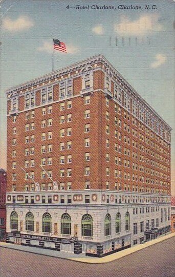 Hotel Charlotte North Carolina 1952