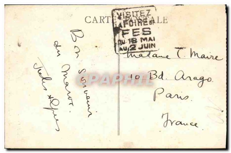 Postcard Old Ouezzan Rue Joiners