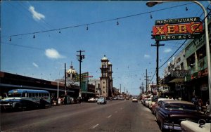 Tijuana Mexico MX Chapultepec Ave Bus VW Volkswagen Bug Beetle Vintage PC