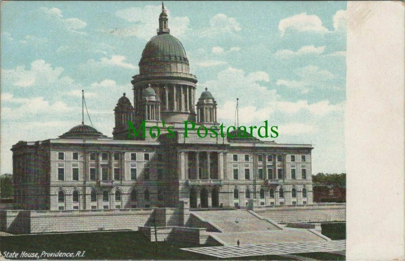 America Postcard - State House, Providence, Rhode Island   RS25273