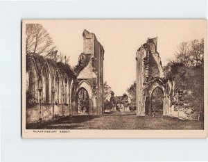 Postcard Glastonbury Abbey Glastonbury England