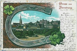 33048 - postcards VINTAGE POSTCARD - Germany GERMANY - Flensburg GREET-