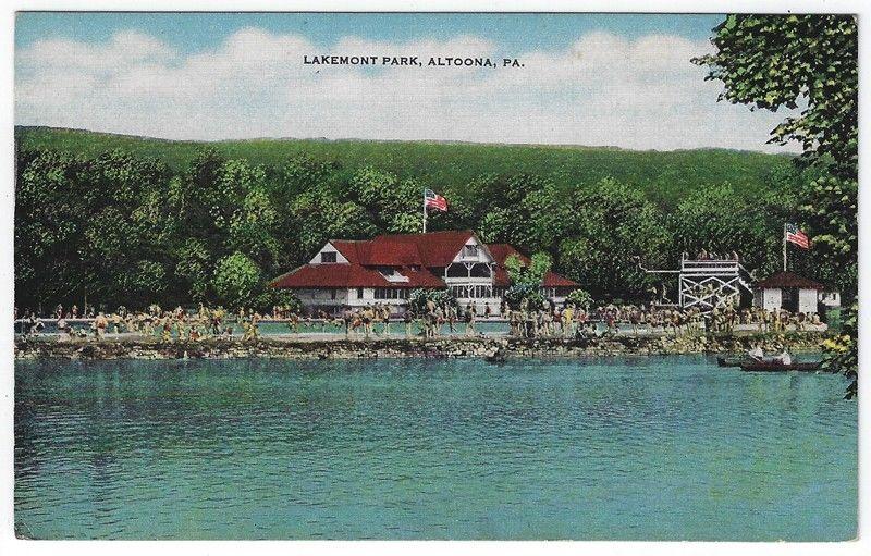 Altoona, Pennsylvania,  Early View of Lakemont Park