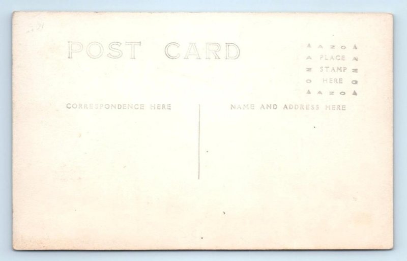 RPPC LAKEFIELD, Minnesota MN ~ HIGH SCHOOL c1910s Jackson County Postcard