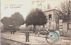 France Chambry La Mairie Vintage Postcard C066