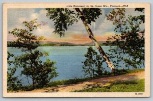 Lake Bomoseen  Green Mountains Vermont  Postcard