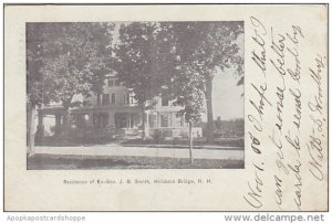 New Hampshire Hillsboro Bridge Ex Governor J B Smith Residence 1905