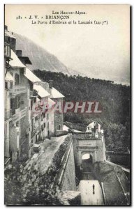 Old Postcard Briancon The door & # 39Embrun and Lauzain