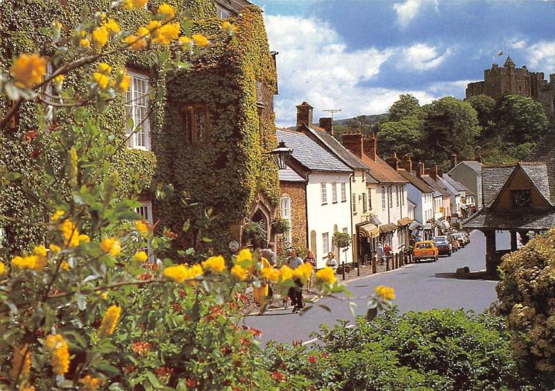 BR92224 dunster high street and castle   uk