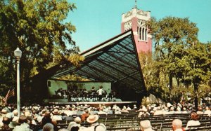 Vintage Postcard Band Concerts in Williams Park Heart of St. Petersburg FL Flori