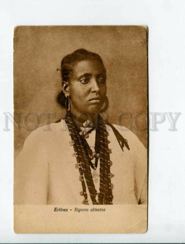 3171820 ERITREA Signora abissina Lady Abyssinian postcard