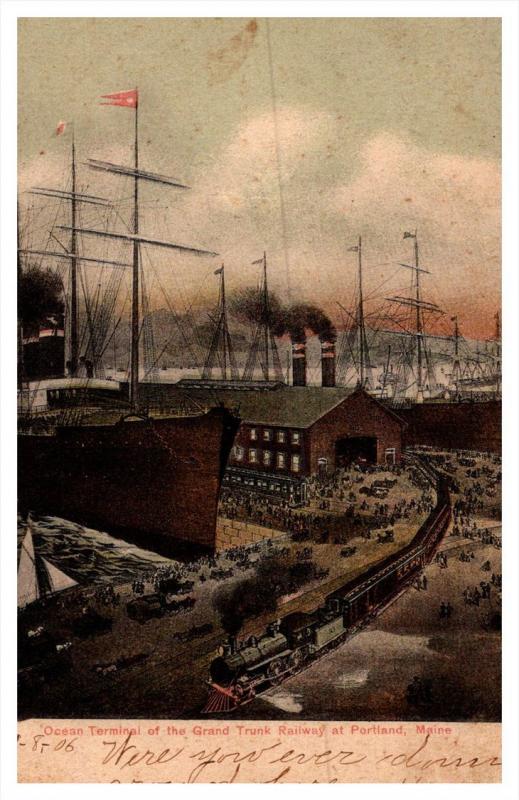 Maine Portland , Ocean Terimnal of the Grand Trunk Railway