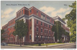WILKES-BARRE, Pennsylvania, 1930-1940's; Mercy Hospital