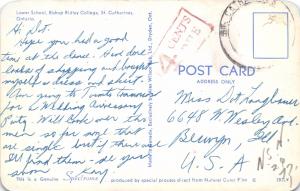 ST CATHARINES ONTARIO CA BISHOP RIDLEY COLLEGE~LOWER SCHOOL POSTCARD 1960s